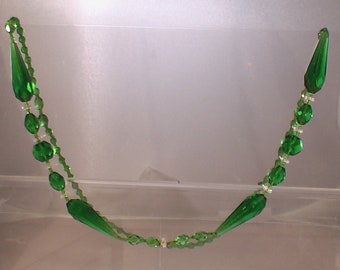 Stunning Green Glass Necklace