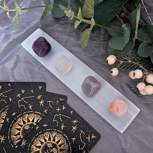 Selenite Rectangle Charging Plate | Natural Crystal Energy Cleansing & Charging Tool