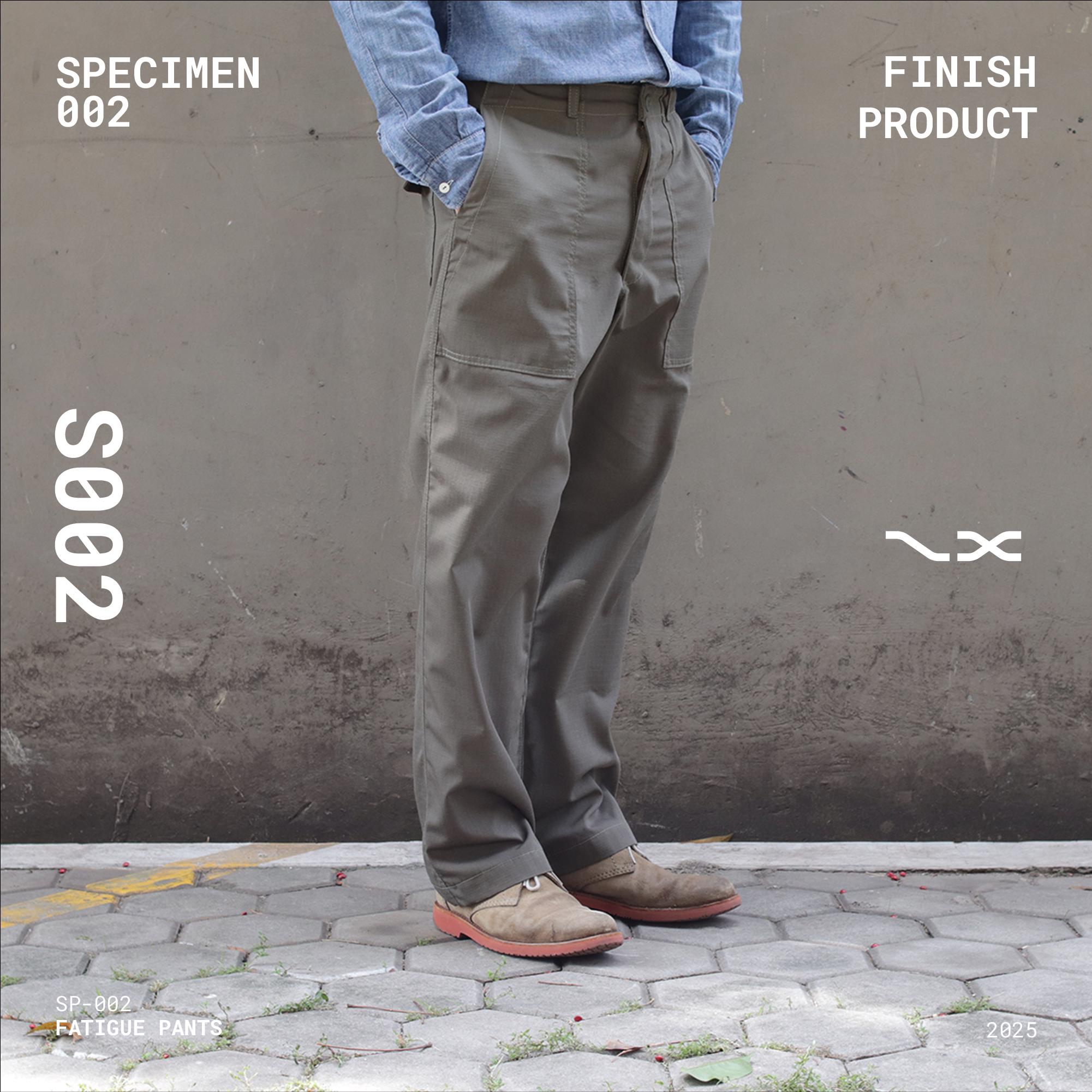 Men's Military Fatigue Pants Sewing Pattern PDF Digital Download