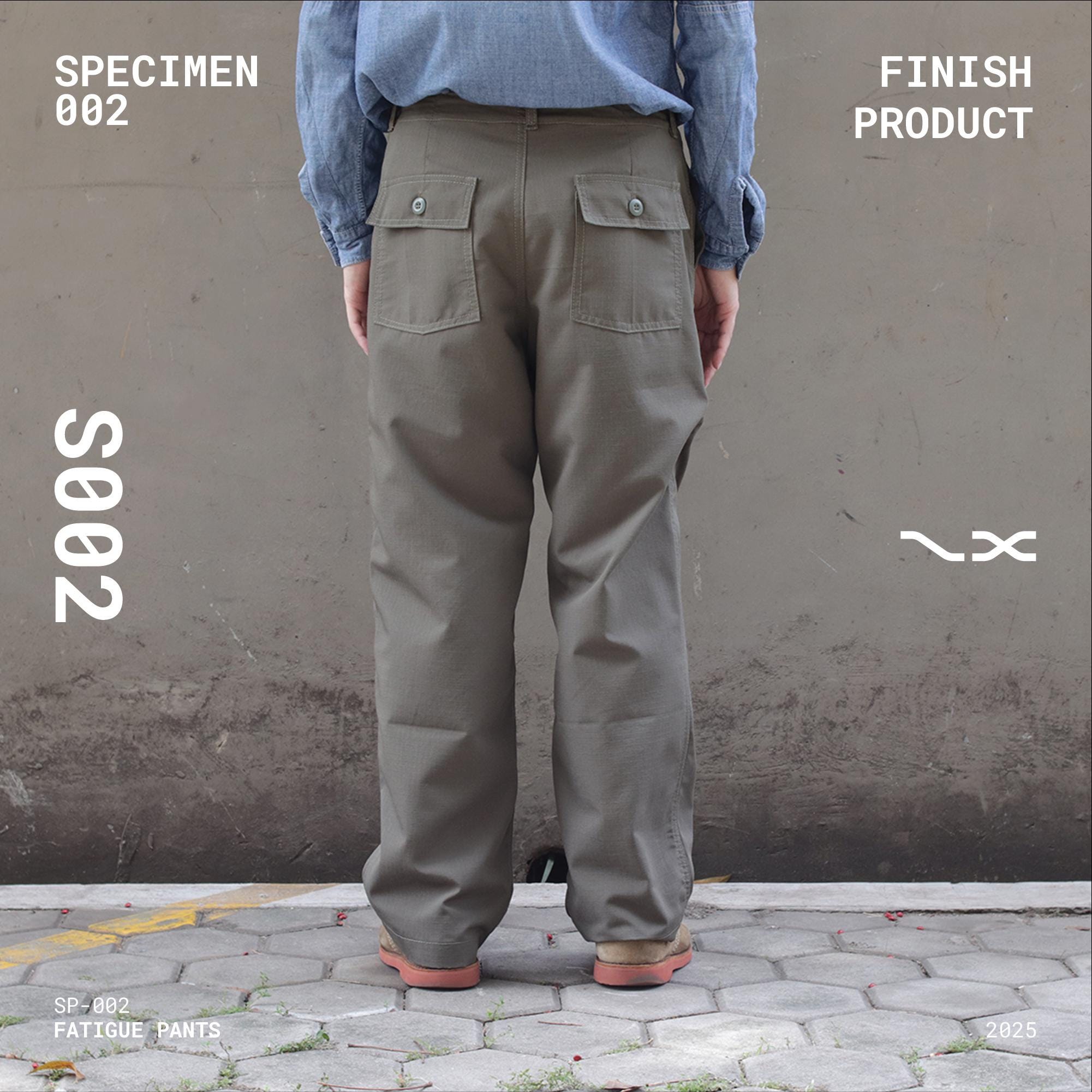 Men's Military Fatigue Pants Sewing Pattern PDF Digital Download