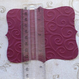 50 Embossed Note Shapes Die Cut Pieces Made From Rainbow Cardstock ...