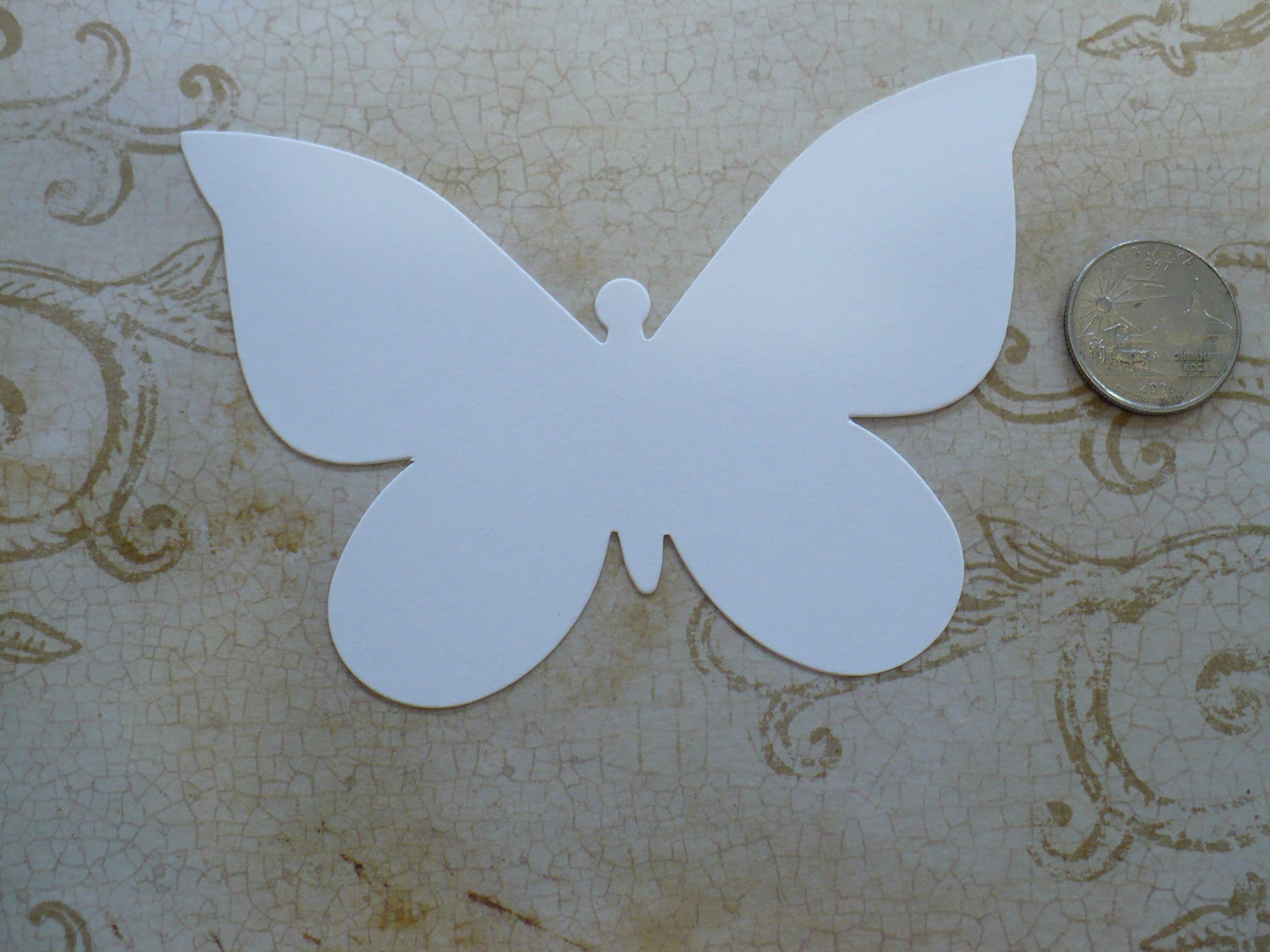 25 Butterfly Butterflies Die Cut Shapes made from White Etsy