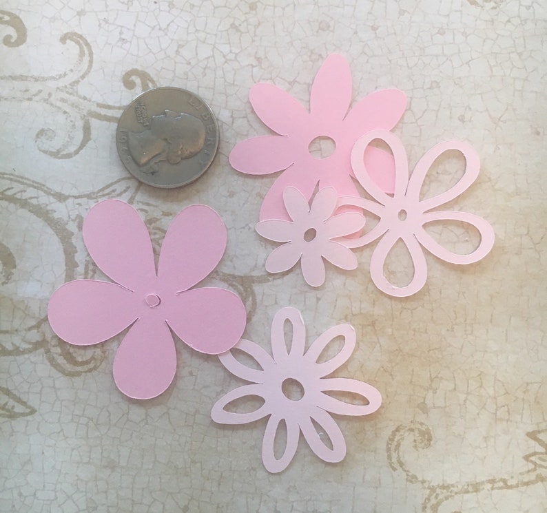 Assorted Cricut Die Cut Flowers Blooms Flower DIY Shapes Etsy