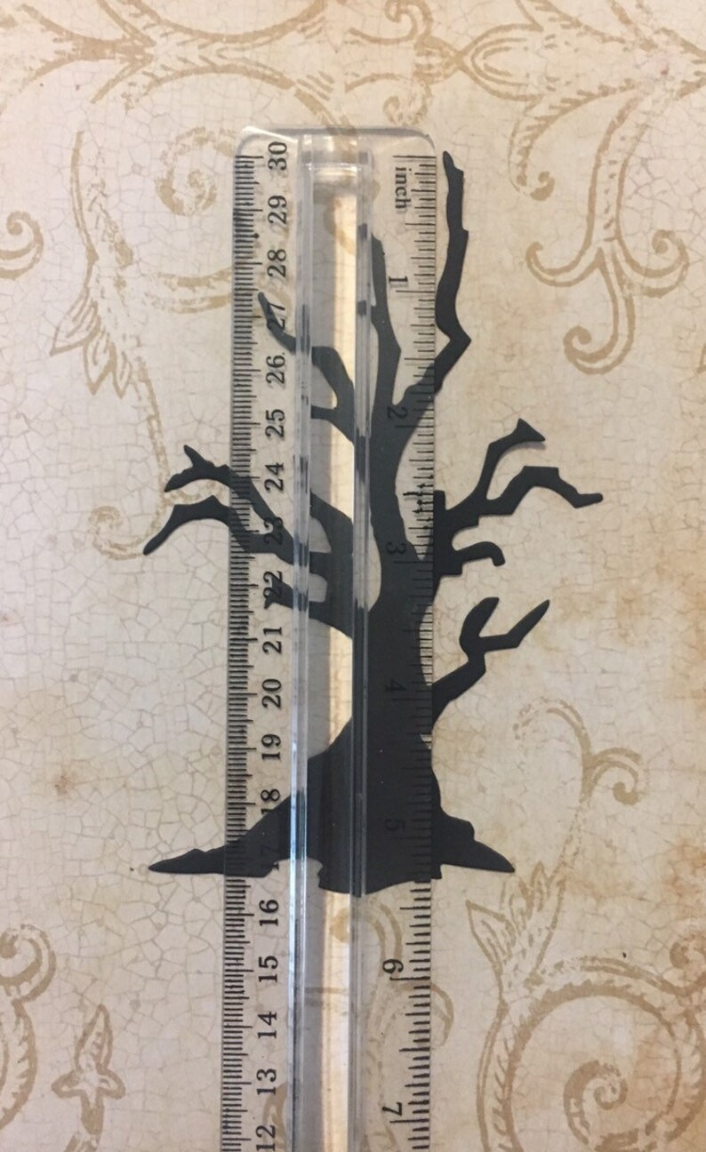 Sizzix Tim Holtz Black Cardstock Halloween Die Cuts Rickety Etsy