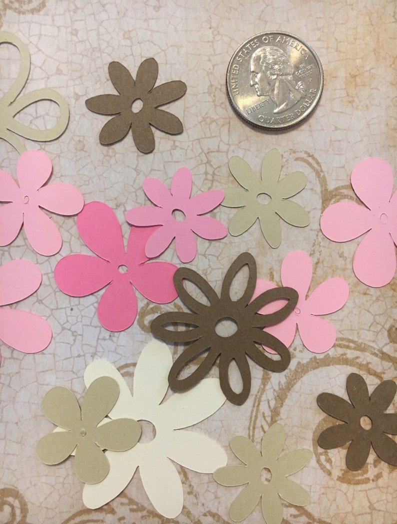 Assorted Cricut Die Cut Flowers Blooms Embellishments Made Etsy