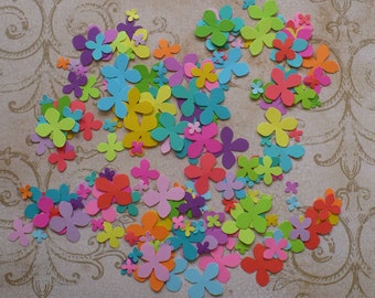 Small Flower Punched Shapes made from Brights Cardstock 4 Mobiles Art Projects Card making Mobiles Murals Crafts Do It Yourself