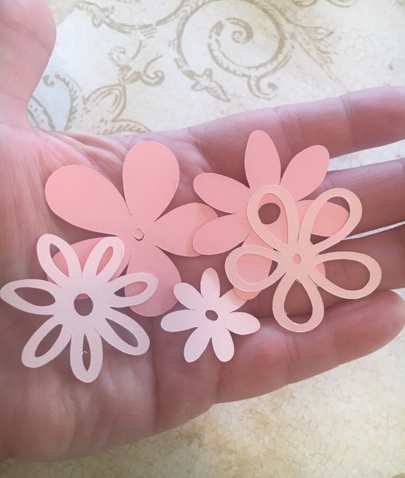 Assorted Cricut Die Cut Flowers Blooms Flower DIY Shapes Etsy