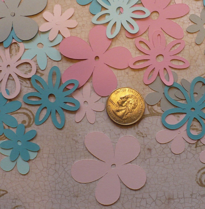 Assorted Cricut Die Cut Flowers Blooms Flower DIY Shapes Etsy