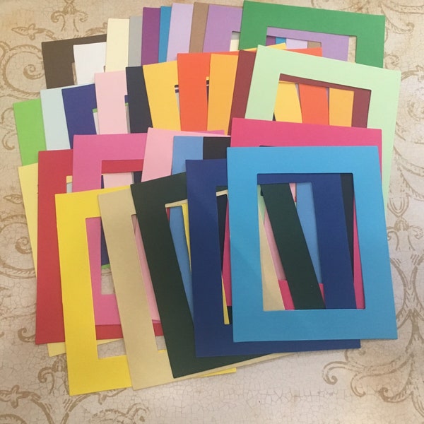 48 pc Rainbow Frames Die Cuts Cardstock made from Sizzix Die Great for DIY Crafts Kids Art Projects Photos Card Making Decorations
