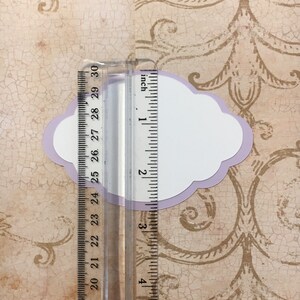 Die Cut Shapes for Layering Purple White Colors Cardstock for Diy ...