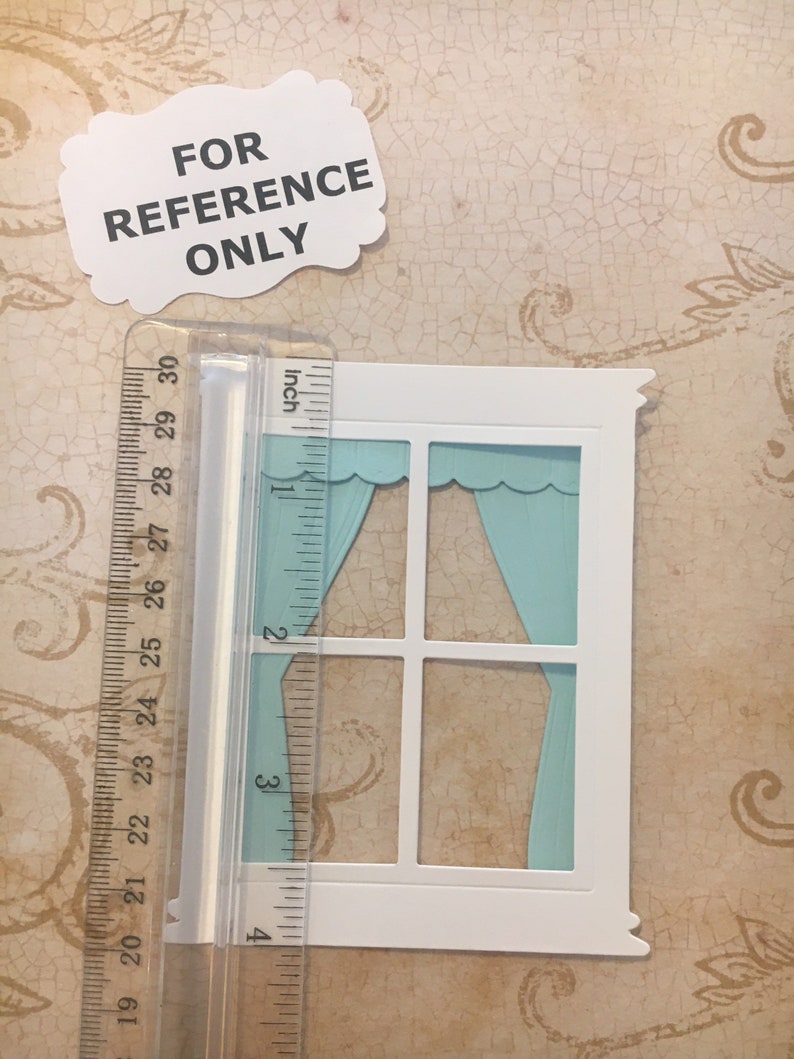 Cardstock Die Cuts Pre Cut Curtain and Valance Shapes to Use Etsy UK