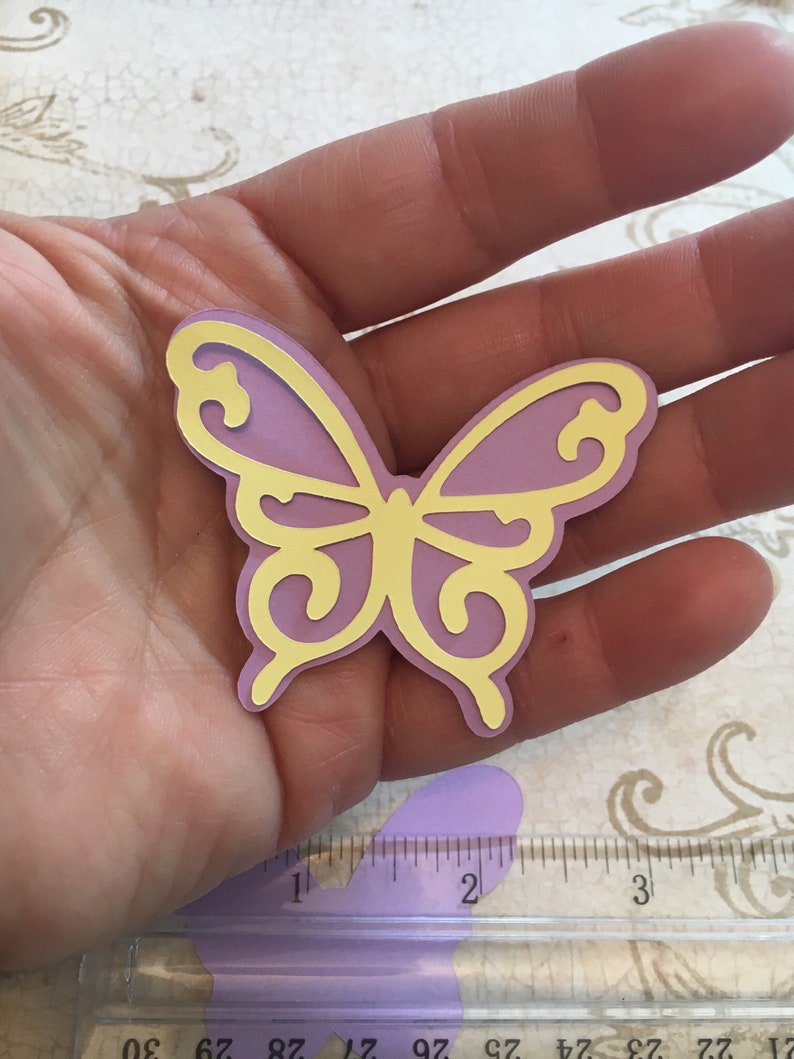 Butterfly Shapes Butterflies Cardstock Paper Die Cut Shapes Etsy