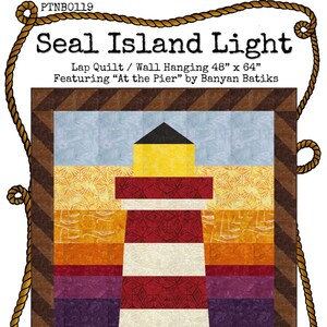 Seal Island Light Download Lap Quilt Pattern
