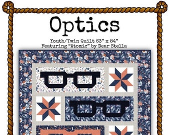 Optics -- Youth/Twin Quilt Pattern PDF Download
