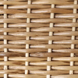 Wicker Pedestal & Urn - 43in Round Plant Pedestals - Handmade pedestal planter and Vase image 6