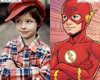 Pixar Style Portrait from Photo Custom Family Cartoon Illustration 3D Animated Drawing for Kids Personalized Digital Art Gift Fast Delivery