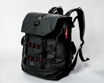 Techwear Urban Backpack Waterproof Cordura Cyberpunk Rucksack for 15 Inch Laptop
