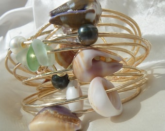 Set of 3 14G gold filled bangles