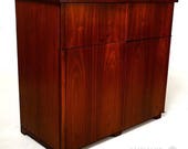 Mid-Century Modern Walnut Cabinet Desk