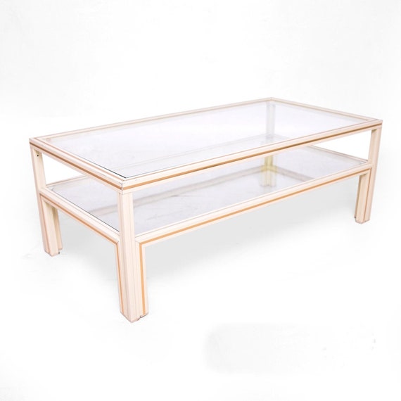 Pierre vandel paris sale coffee table glass