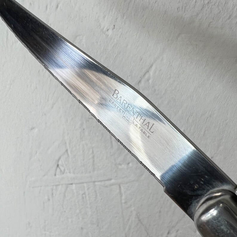 Laguiole Barenthal Black 3 Steak Knives Jean Dubost L'Artet La Table FRANCE image 9