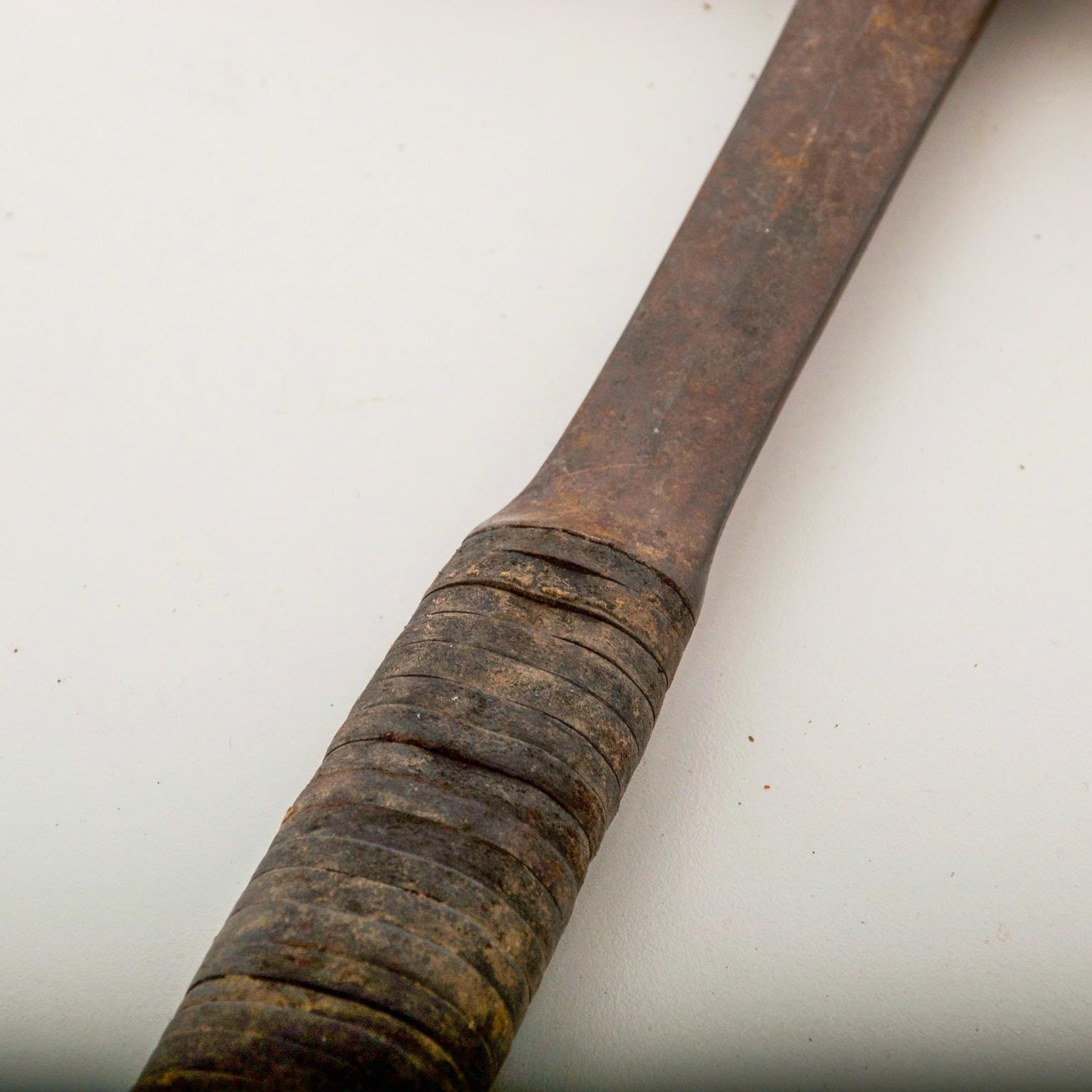 Antique Hammer Vintage Tool Stacked Leather Handle on Etsy