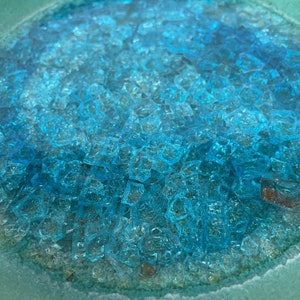 Artist Jade Snow Wong Ceramic Glass Pottery Dish Art in Turquoise San Francisco image 7