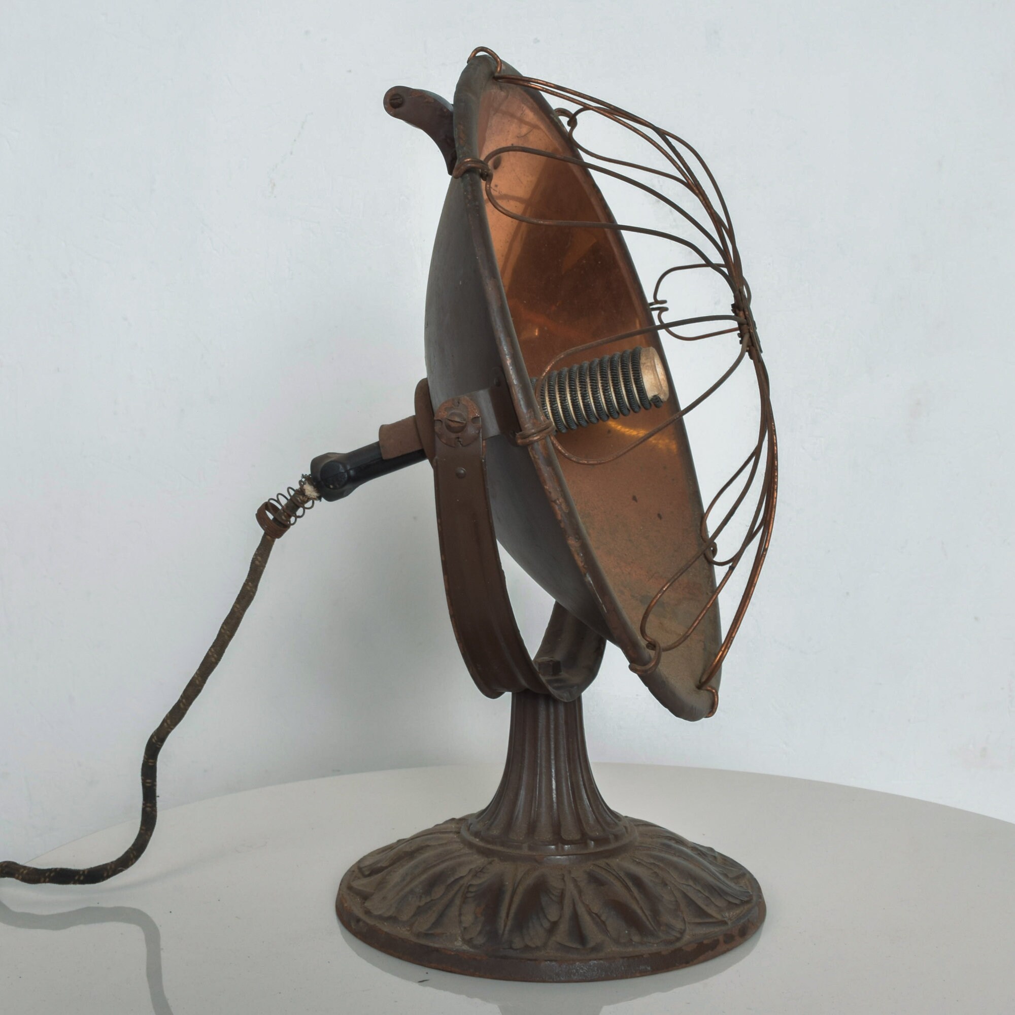 Vintage Universal Electric Heater Copper ART DECO Relief Etsy