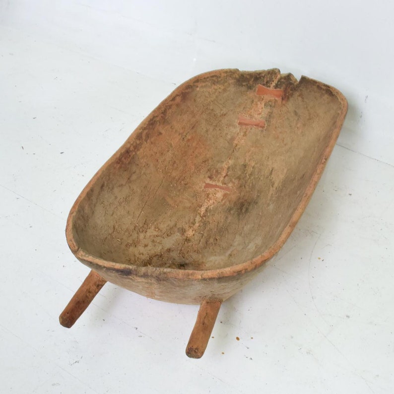 Antique Barn Wooden Scalding Trough Animal Feeder Planter Etsy