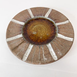 ROBERT MAXWELL Studio Pottery Craft Decorative Stoneware Plate 2 Santa Monica CA 1960s image 8