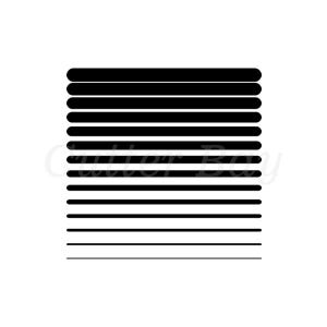 May include: A black graphic design featuring a series of horizontal lines that gradually decrease in thickness from top to bottom, creating a gradient effect. The text Cutter Bay is visible in a light, semi-transparent font across the center.