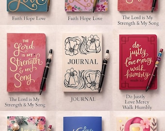 SCRIPTED WITH PURPOSE -Journal & Novelty Beaded Pen.Set