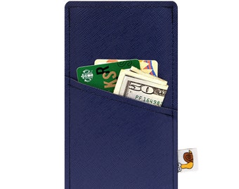 Handmade iPhone Sleeve with Cards Pocket - Stylish Protection for your Phone and Essentials