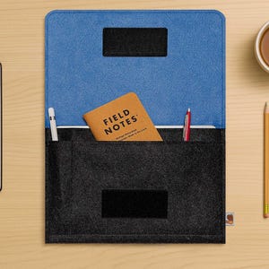 Funda de fieltro personalizada – Compatible con iPad Pro, Air, 10, A16 – Funda fina para tableta con bolsillo – Funda protectora hecha a mano