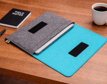 Étui pour ordinateur portable en feutre pour MacBook Air 13 15, Pro 14 16, Neo - Housse avec poche