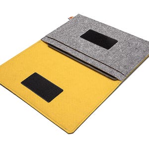 Handmade Felt Cover Sleeve for Supernote Manta / Supernote Nomad | Customizable Case with Pen Holder & Accessories Pocket | Fits with Folio
