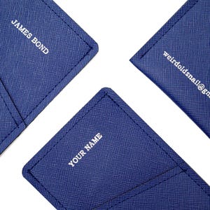 Capa de telefone personalizada com bolso para cartão – compatível com iPhone 16/15/14/13/Pro/Max/Plus/Mini/SE, Android, capa de celular com monograma personalizado