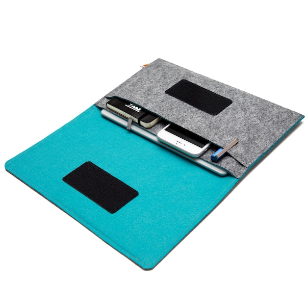 Felt Bag for Apple iPad Pro, iPad Air, iPad 10/9. Custom Case for iPad with Keyboard.