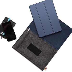 Funda para iPad de 13", 12,9", 11" y 10,9" – Funda de fieltro a medida para iPad Pro M4 y M3, Air M2 de 10.ª generación / Compatible con Magic Keyboard y Smart Folio