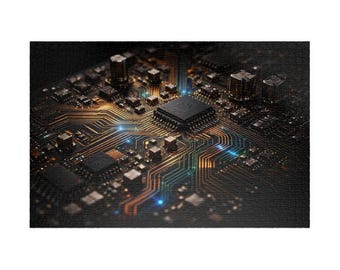 Jigsaw Puzzle Tokyo Population Density 3D Map Cyberpunk Data