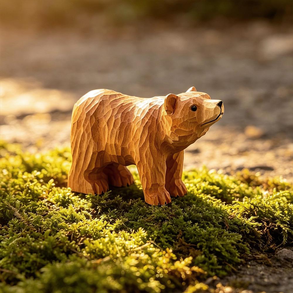 Bear Wood Carving - Etsy