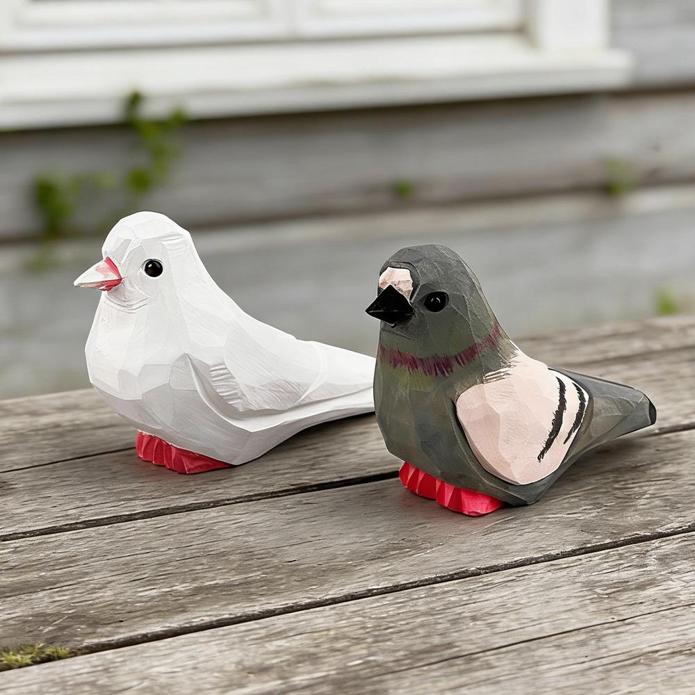 White Pigeon Statue - Etsy