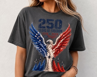 250th Anniversary Shirt, 250 Years Freedom Tee, 1776 2026 Patriotic Eagle Shirt