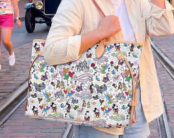 Bolso de piel Disney Dooney & Bourke, bolso de piel Disney The Mouse and Friends, bolso grande Neverfull; bolso Magical Place; bolso a cuadros