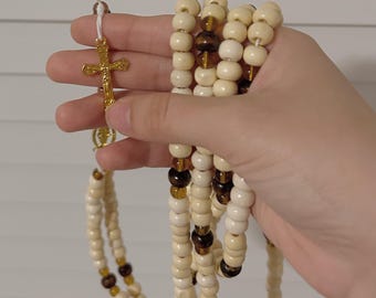 Wooden Catholic Rosary