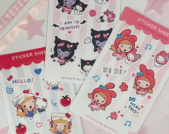 Overwatch x HK | glossy vinyl sticker sheet