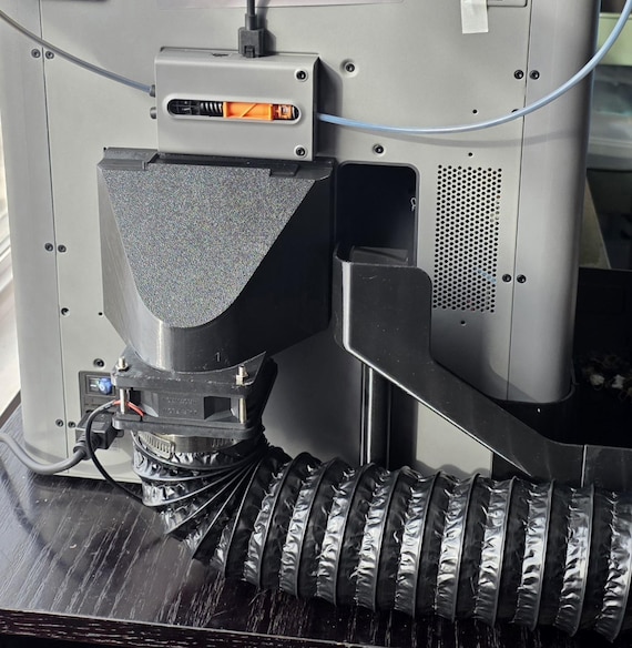 3D Printer Exhaust System with Fan and 16ft Hose, compatible with Bambu Lab P2S
