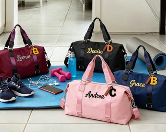 Bolsas de viaje bordadas personalizadas: bolsas de gimnasio personalizadas, bolsas de viaje y bolsas de viaje de fin de semana.