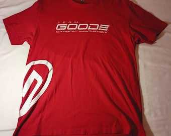 Vintage 90s Goode Technologies Tee - "Ski Goode Or Go Home" Sz Large