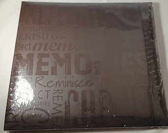 MCS MBI 13.5x12.5 Inch Embossed Gloss Expressions Scrapbook Album with 12x12